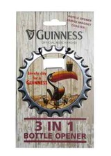 Guinness 3 in 1 Bottle Opener / Magnet / Coaster - Official Merchandise