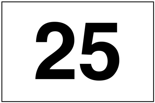 Wheelie bin number stickers - wheelie,