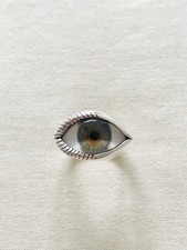 The Great Frog Dark Green Eye Ring (size U) (RRP £400)