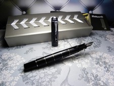 Pelikan "Classic M215 Black-Rings" Fountain Pen in Box-Medium Nib-Never Inked