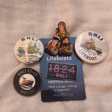 Rnli Lifeboat Badges Job Lot