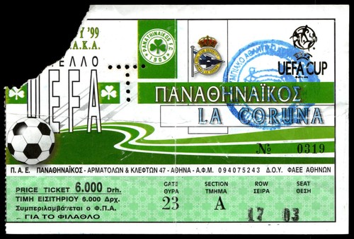 Ticket 1998 panathinaikos - 1998/99,