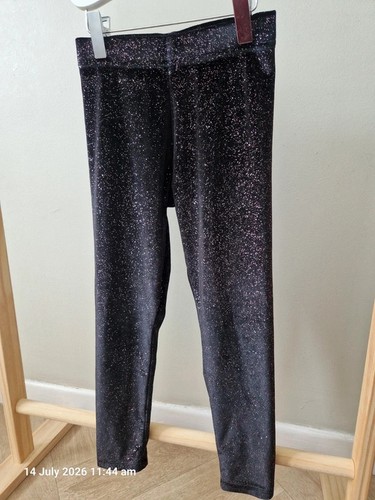 Nutmeg girls black sparkly - black,
