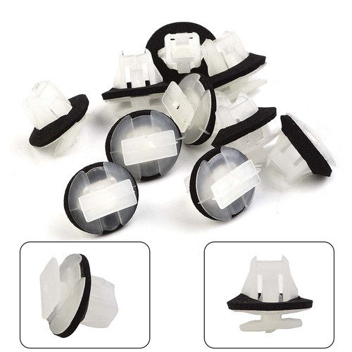 White black clips 10pcs - black, set