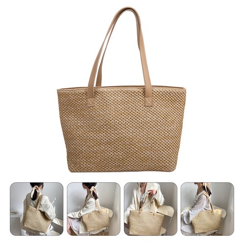 1pc summer straw bag - straw,