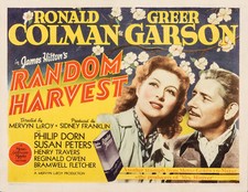 Random Harvest (1942) Ronald Coleman, Greer Garson DVD Public domain (Disc only)