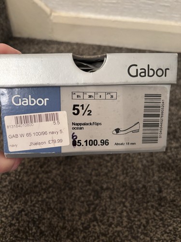 Ladies gabor dark navy shoes - gabor,