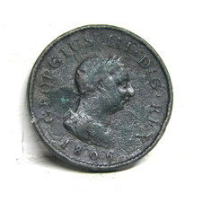 1806 Farthing Coin George III