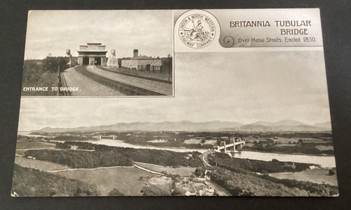 Postcard anglesey menai - postcard-,