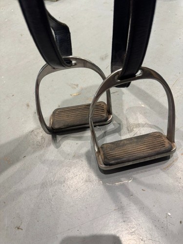 Silver metal stirrups - , and