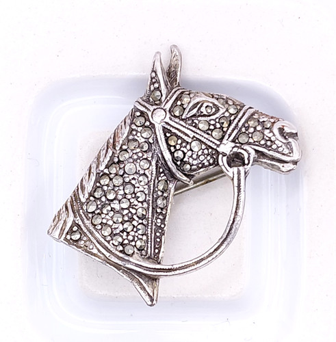 Vintage marcasite horse - vintage,