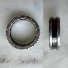 BVLGARI - Silver And Ceramic Ring (Save The Children)