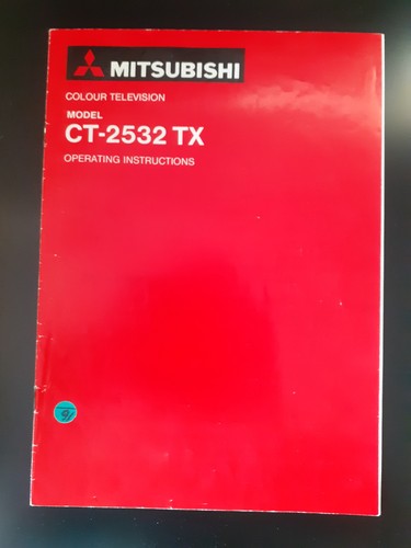 Mitsubishi 2532 colour - tx,