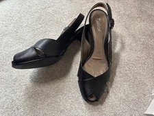 Gabor Black Slingback Leather