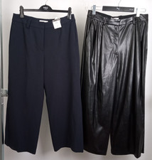 M&S Women's Black Faux Leather