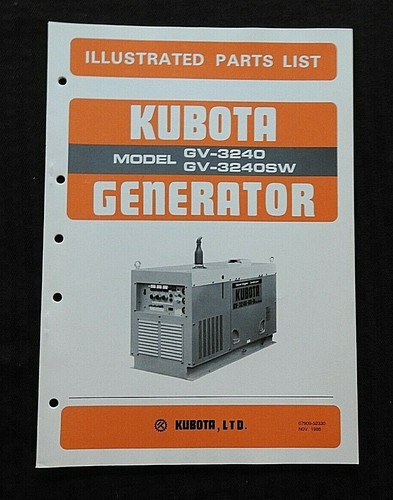 Genuine kubota model 3240 - genuine, gv-3240