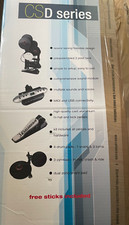 Carlsbro CSD120 5 Piece Electronic Drum Kit Black In Original Box HARDLY USED