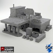 Derelict gas station - derelict,