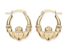 9ct Gold on Silver CLADDAGH