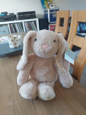 Happy Easter Beige Bunny Plush