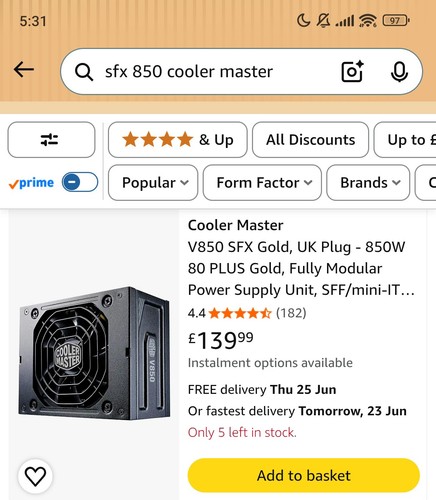 Cooler master v850 sfx gold - cooler,