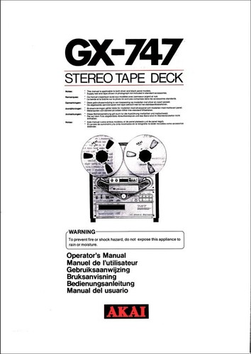 Akai 747 reel - to,