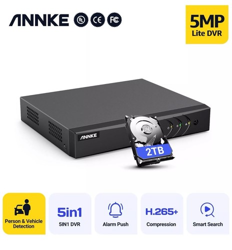 New 2tb annke dw81kd - dw81kd, 5mp
