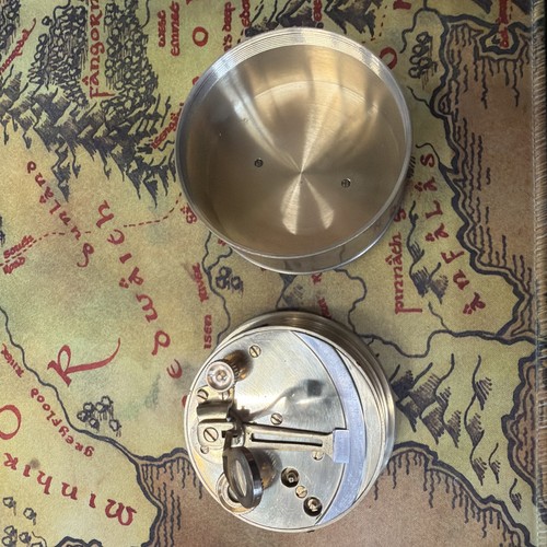 Antique brass pocket sextant - pocket,