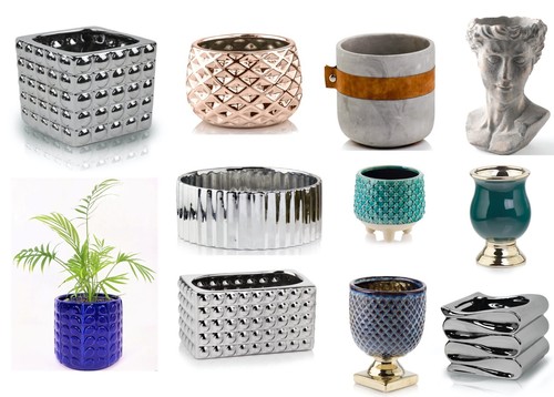 Flower pot home decor vase - home,