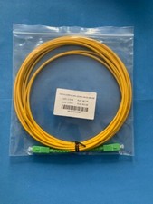 SC/APC-SC/APC-SM 3mm Fiber Optic  Cable Single Mode Extension Patch Cord 5 Metre