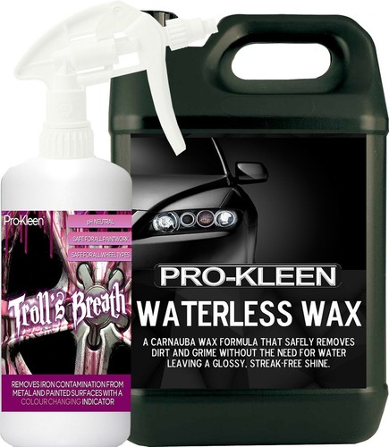Prokleen waterless wash wax - waterless, &
