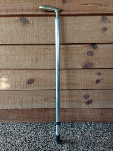 Vintage brass handle cane - vintage,