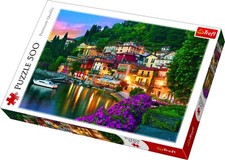 Trefl 500 Piece Adult Large Lake Como Italy Night Lights Hillside Jigsaw Puzzle