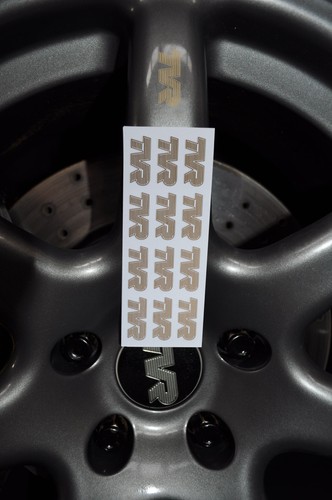 Tvr logo gold wheel - tvr,