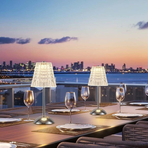 Touch control crystal table - crystal,