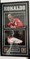 Signed Cristiano Ronaldo Boot In Light Up Frame
