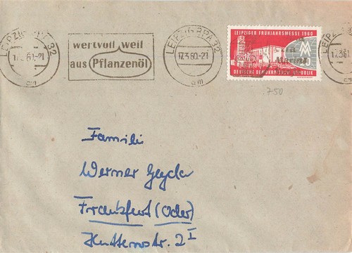 168144 gdr wst leipzig 1960 - gdr,