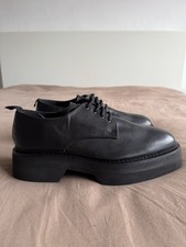 ASOS Black Leather Square Toe