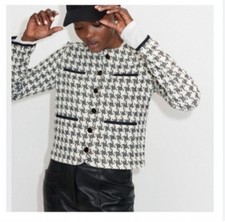 ME+EM Houndstooth jacquard
