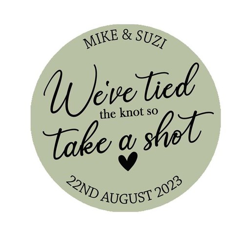 Personalised tied the knot - tied,