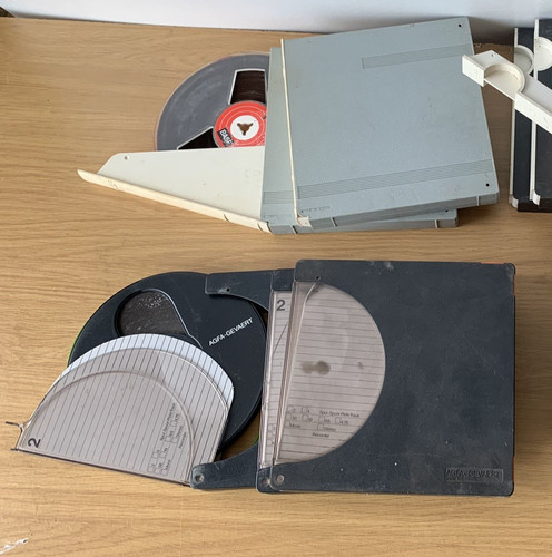 Various reel tape spools - reel,