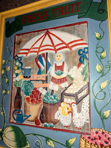 Framed fresh fruit painting - fresh,
