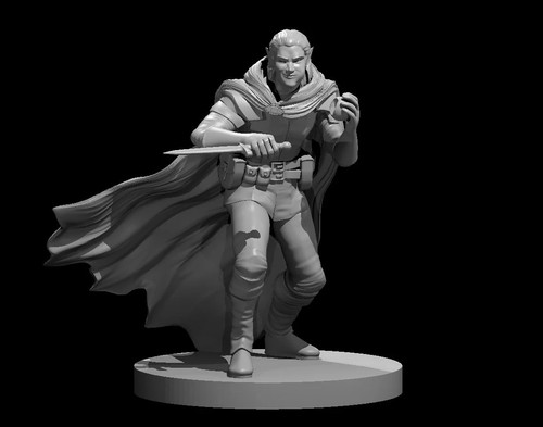 Dungeons dragons elf male - &,