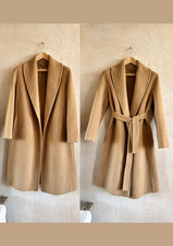 Max Mara Camel Coat uk 12 Wool