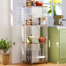 Rotating Bookshelf with Floor