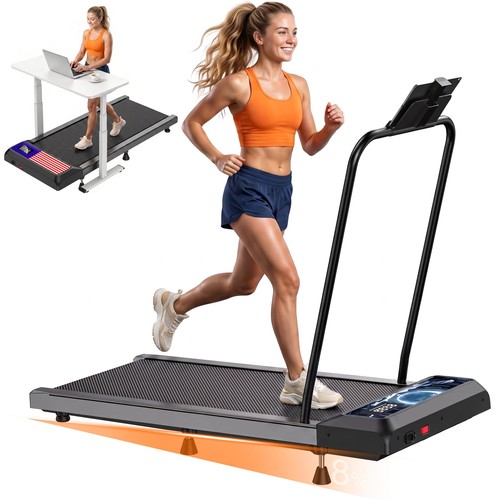 Walking with incline pad - with,