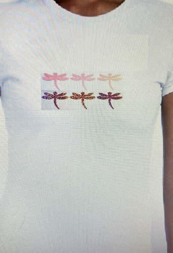 Dragonflies iron on - iron, heat