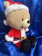 Clintons Santa Teddy Bear Plush Soft Toy 15 Inches