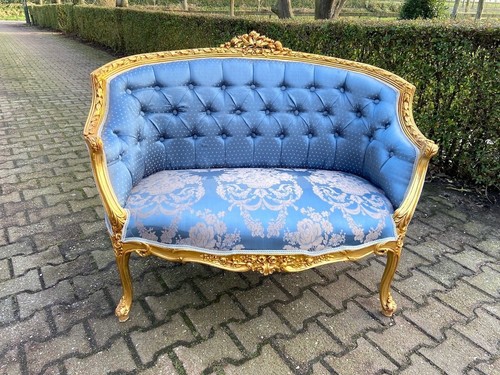 Sofa french louis xvi - xvi, blue