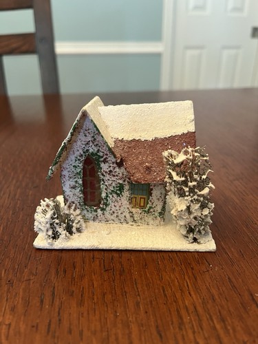 Vintage putz house - vintage,